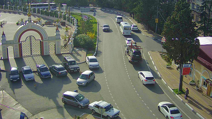 Перекресток улиц Виноградная, Госпитальная и Пирогова
